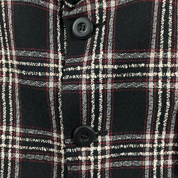 Vintage Prince Clothes Blazer Sport Coat Men's 36 Black White Check Rockabilly - Picture 4 of 12